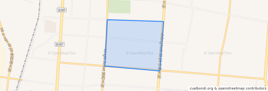 Mapa de ubicacion de Maodong Subdistrict.