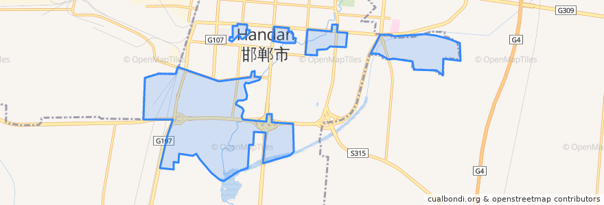 Mapa de ubicacion de Mazhuang.