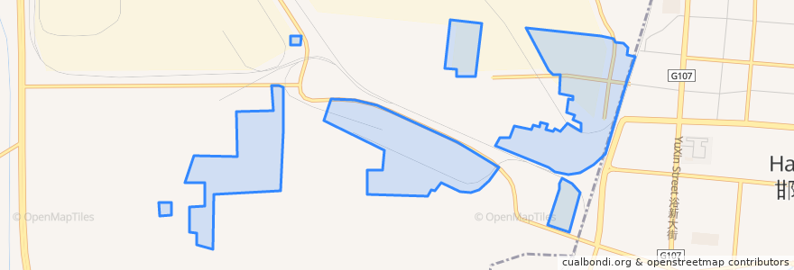 Mapa de ubicacion de Pangcun Subdistrict.