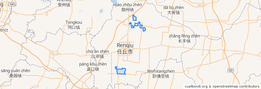 Mapa de ubicacion de 河北任丘雁翎工业园区.
