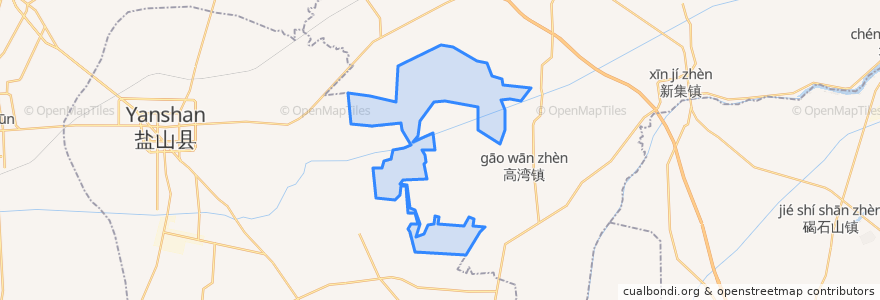 Mapa de ubicacion de Haixing Farm.