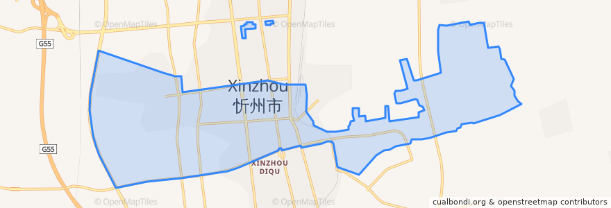 Mapa de ubicacion de 新建路街道.