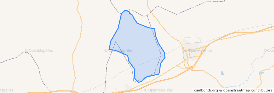Mapa de ubicacion de Majiazao.