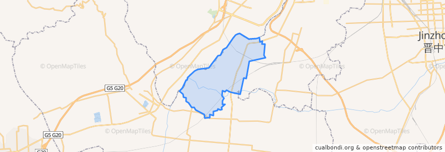 Mapa de ubicacion de Liujiabao.