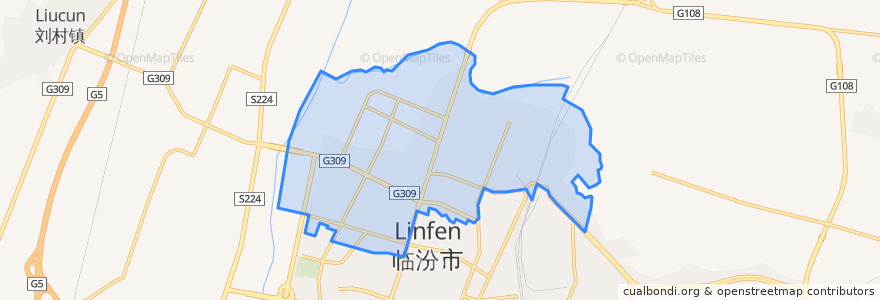 Mapa de ubicacion de 滨河街道.