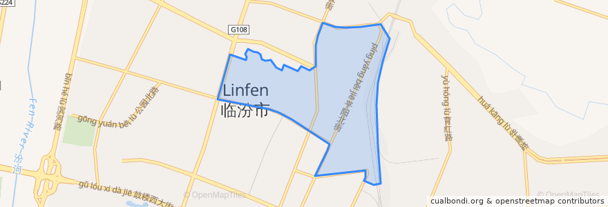 Mapa de ubicacion de 车站街街道.