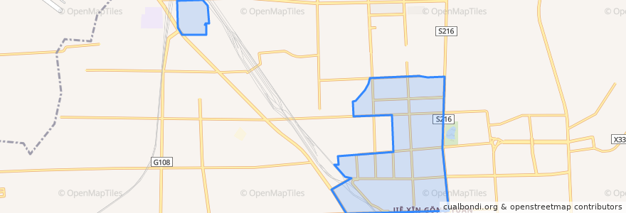 Mapa de ubicacion de Anning Subdistrict.