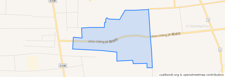 Mapa de ubicacion de 经纬街道.