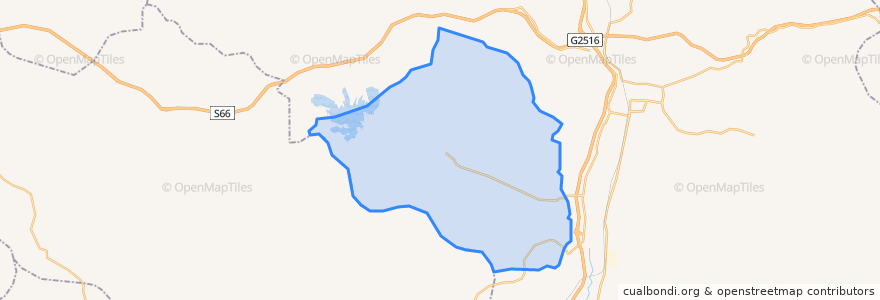Mapa de ubicacion de 云簇镇.