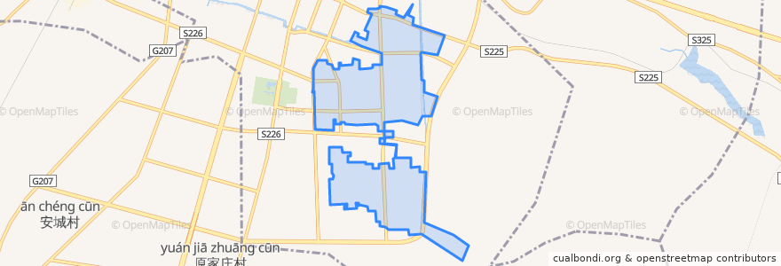 Mapa de ubicacion de 延安南路街道.