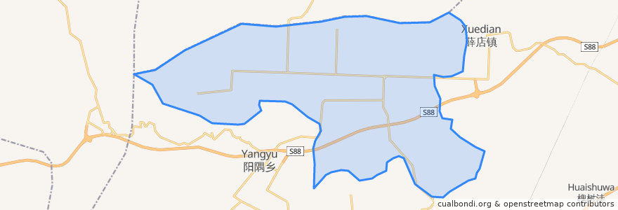 Mapa de ubicacion de Fande.