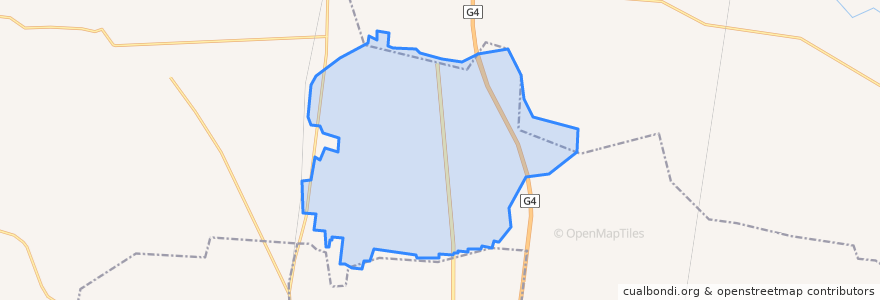 Mapa de ubicacion de Baizhuang.