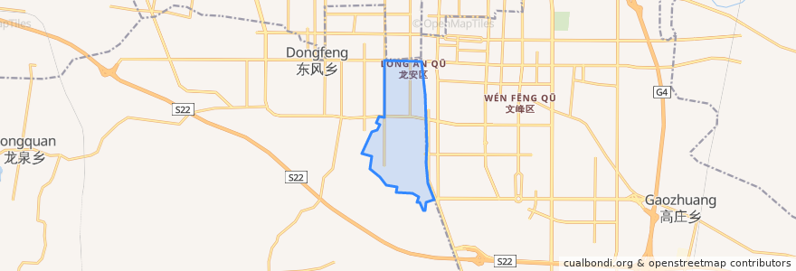 Mapa de ubicacion de Wenchangdadao Subdistrict.