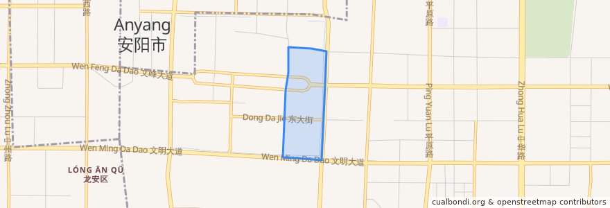 Mapa de ubicacion de 头二三街道.