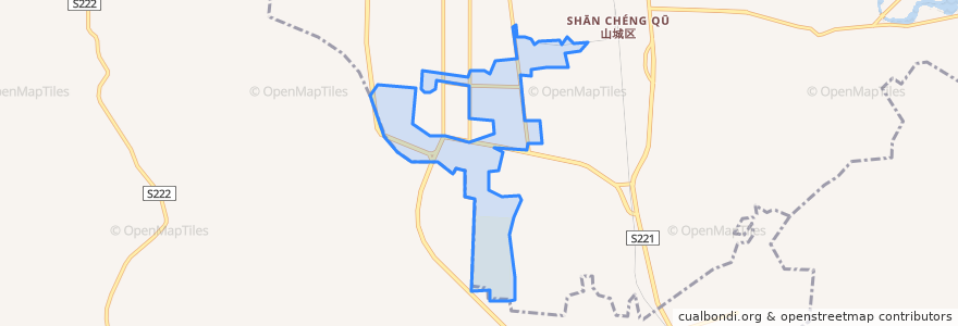 Mapa de ubicacion de Lulou Subdistrict.