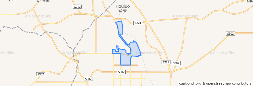 Mapa de ubicacion de Tanghejie Subdistrict.