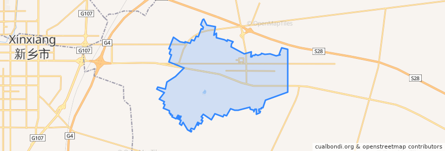 Mapa de ubicacion de Xiaodian Industrial Park.