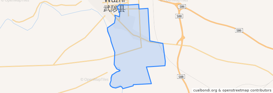 Mapa de ubicacion de Longquan Subdistrict.