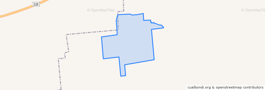 Mapa de ubicacion de Ningguo Farm.