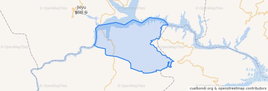 Mapa de ubicacion de Nancun.