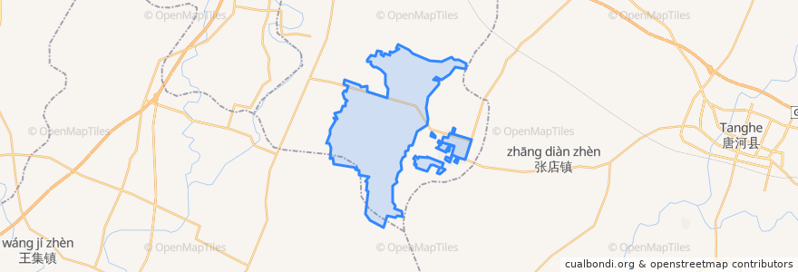 Mapa de ubicacion de 官庄镇.