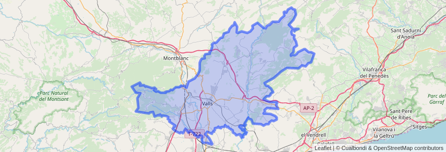 Mapa de ubicacion de Alto Campo.