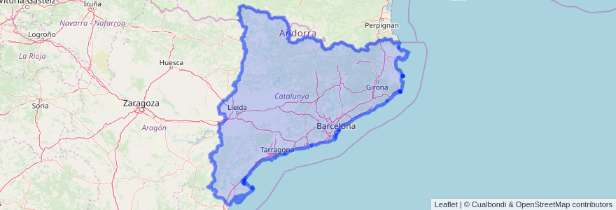 Mapa de ubicacion de Katalonien.