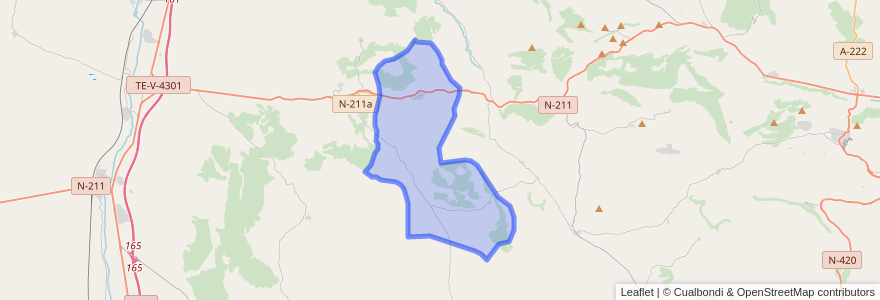 Mapa de ubicacion de Cosa.
