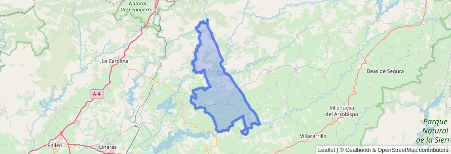 Mapa de ubicacion de نافاس دي سان خوان.