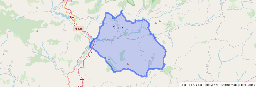 Mapa de ubicacion de أورخيفا.