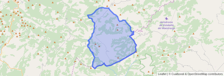 Mapa de ubicacion de Puertomingalvo.