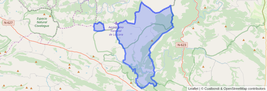 Mapa de ubicacion de 萨尔亨特斯德拉洛拉.