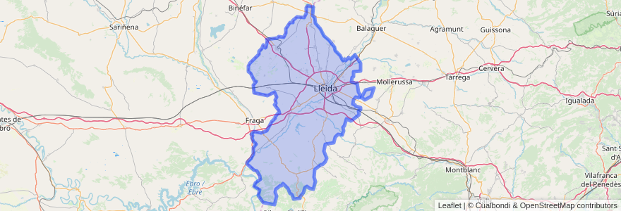 Mapa de ubicacion de Сегрия.