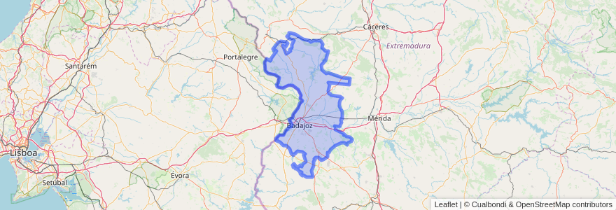 Mapa de ubicacion de أرض بطليوس.