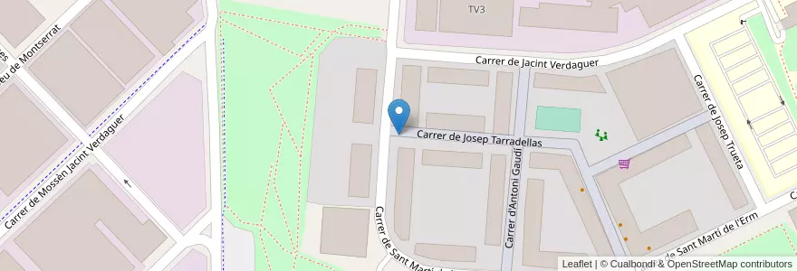 Mapa de ubicacion de 011 Edifici Conata en España, Cataluña, Barcelona, Bajo Llobregat, Sant Joan Despí.
