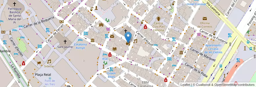 Mapa de ubicacion de Base Elements en Espanya, Catalunya, Barcelona, Barcelonès, Barcelona.