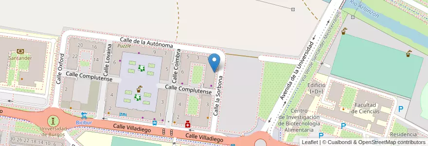 Mapa de ubicacion de Burcode en Espanya, Burgos, Castella i Lleó, Burgos.