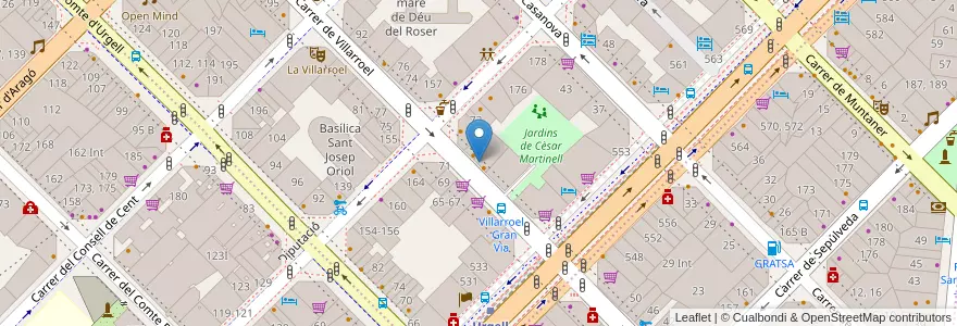 Mapa de ubicacion de DeRose Method Eixample en Espanya, Catalunya, Barcelona, Barcelonès, Barcelona.