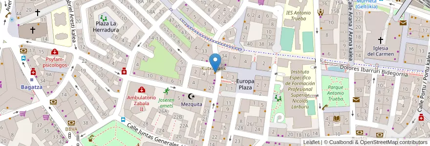 Mapa de ubicacion de Eclipse en Espanya, Comunitat autònoma del País Basc, Biscaia.