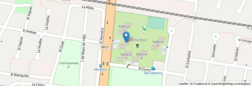 Mapa de ubicacion de Edificio 2 en الأرجنتين, بوينس آيرس, Partido de La Matanza, Ciudad Evita.