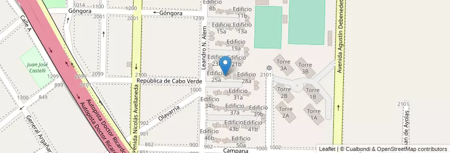 Mapa de ubicacion de Edificio 26a en Argentina, Província de Buenos Aires, Partido de Avellaneda, Dock Sud.