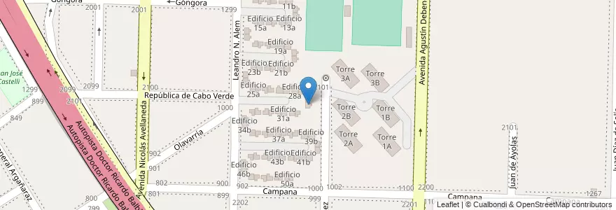 Mapa de ubicacion de Edificio 29b en Argentinien, Provinz Buenos Aires, Partido de Avellaneda, Dock Sud.
