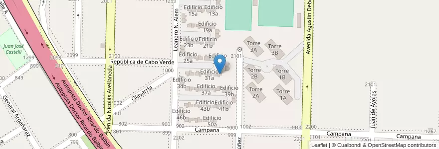 Mapa de ubicacion de Edificio 30a en Argentina, Buenos Aires, Partido de Avellaneda, Dock Sud.