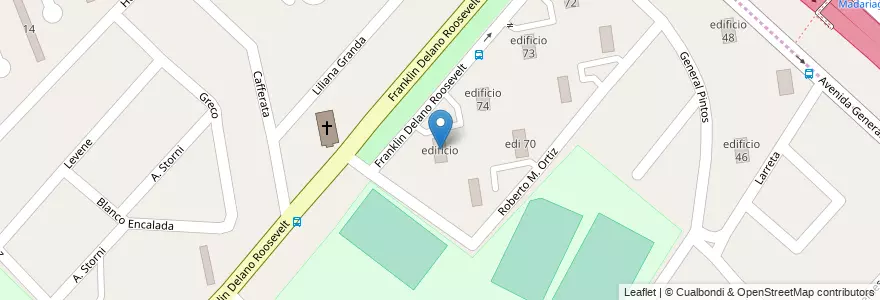 Mapa de ubicacion de edificio en آرژانتین, استان بوئنوس آیرس, Partido de La Matanza, Villa Celina.