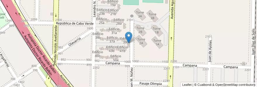 Mapa de ubicacion de Edificio 40a en Arjantin, Buenos Aires, Partido de Avellaneda, Dock Sud.