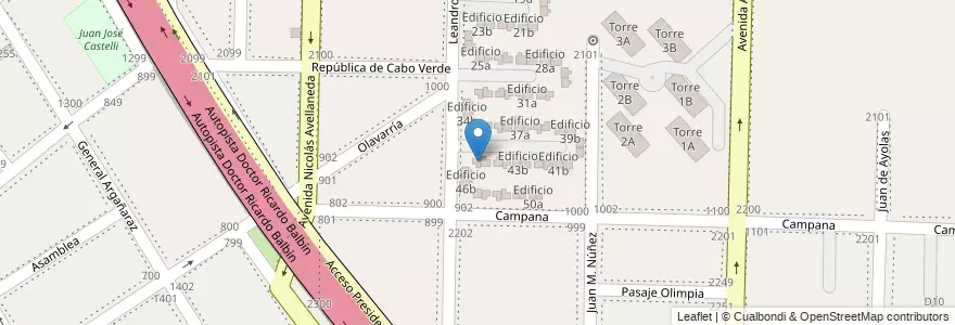 Mapa de ubicacion de Edificio 45b en Argentina, Província de Buenos Aires, Partido de Avellaneda, Dock Sud.