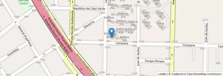 Mapa de ubicacion de Edificio 47a en Argentina, Província de Buenos Aires, Partido de Avellaneda, Dock Sud.