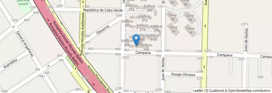 Mapa de ubicacion de Edificio 48a en Argentina, Província de Buenos Aires, Partido de Avellaneda, Dock Sud.