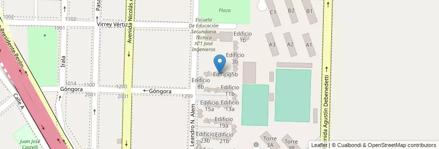 Mapa de ubicacion de Edificio 6a en Argentina, Buenos Aires, Partido de Avellaneda, Dock Sud.