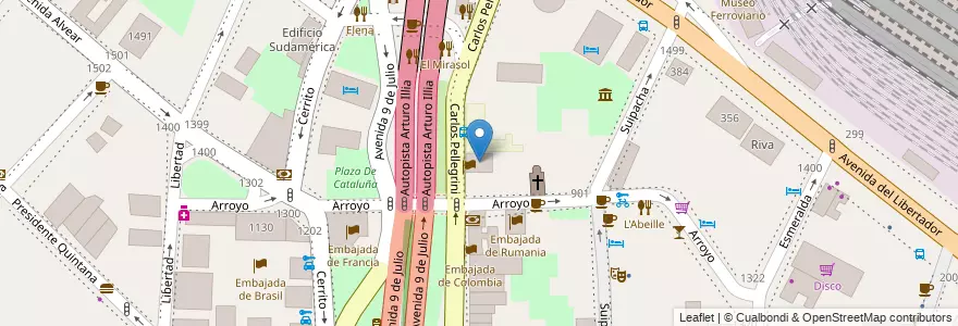 Mapa de ubicacion de Edificio Argencons, Retiro en Argentina, Autonomous City of Buenos Aires, Buenos Aires, Comuna 1.